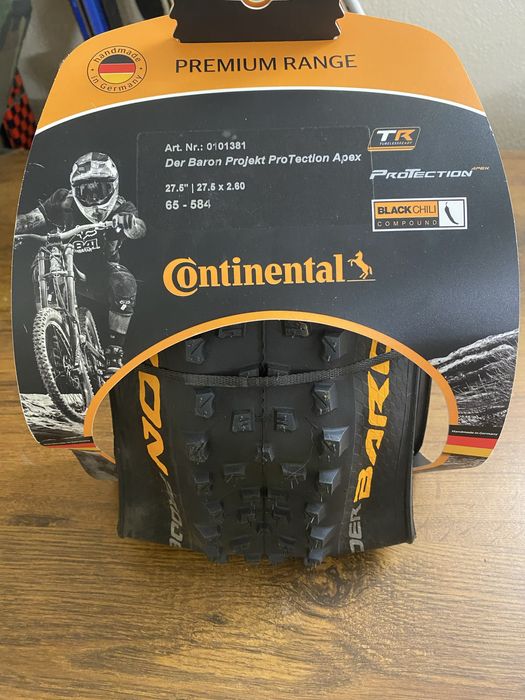 Покришка велосипедна continental der baron