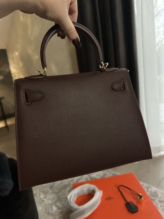 Продам сумку Hermes Kelly 25 chokolate