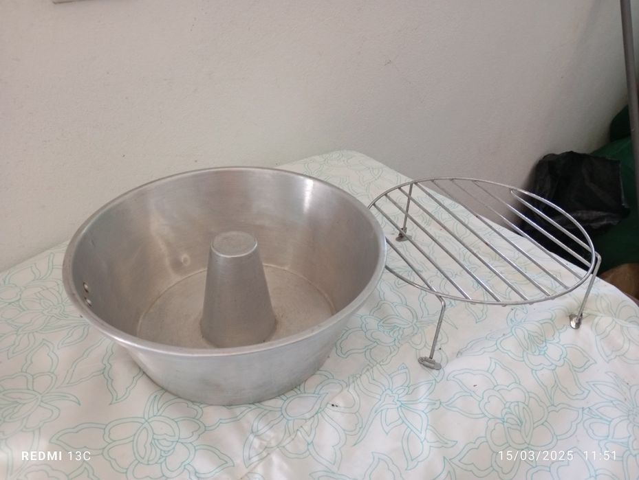 Forma de bolo em alumínio