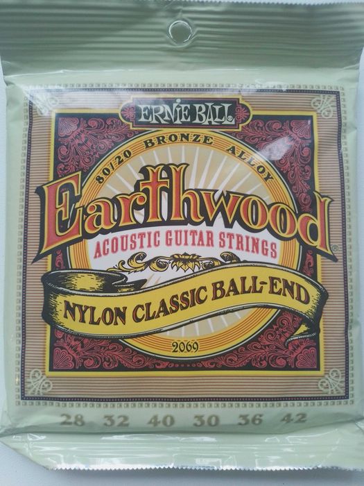 Струны Ernie Ball 2069 nylon classic ball-end