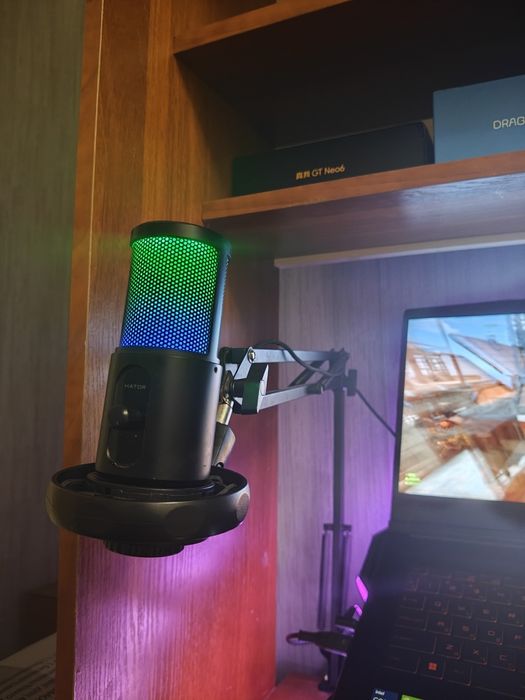 Микрофон Hator signify RGB pro
