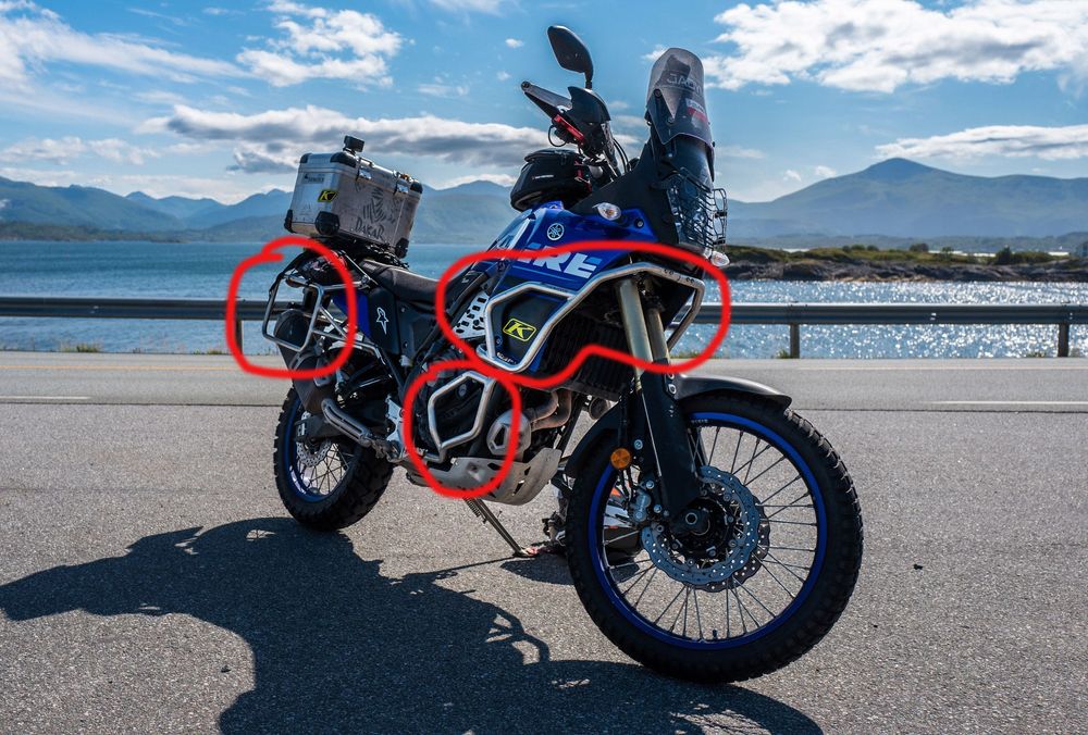 Stelaże / gmole Touratech do Yamaha Tenere 700