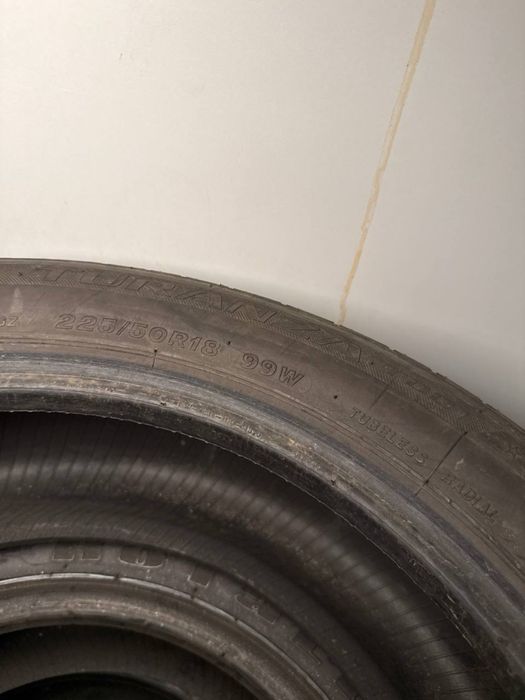 Brigestone turanza t 001 225/50/18 лето пара