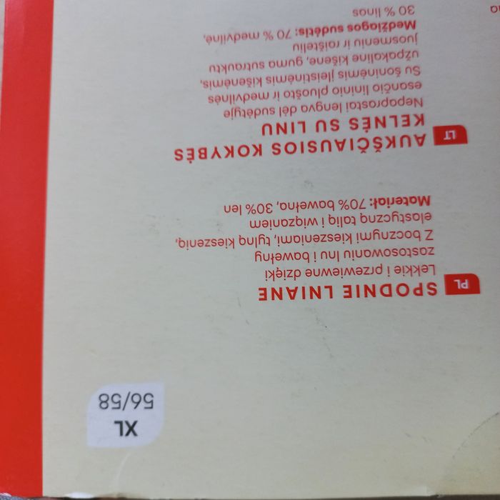Nowe lniane spodnie męskie- XL
