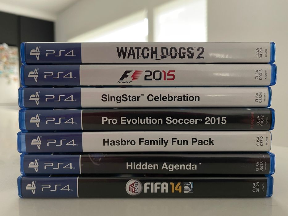 Vendo 7 jogos para a PS4