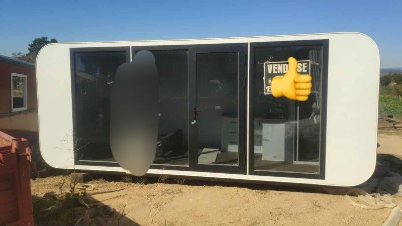 Moradia em alumínio e vidro duplo com árgon