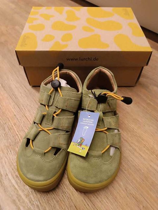 Sandálias Lurchi Barefoot criança - Verde