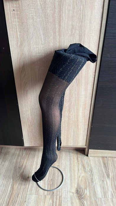 Rajstopy kryjące z brokatem nr 1