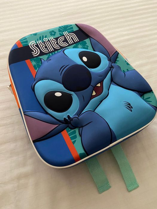 Mochila Stitch 30cm - Material Escolar