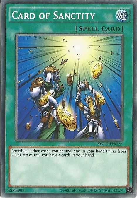 Karta YUGIOH Card of Sanctity
