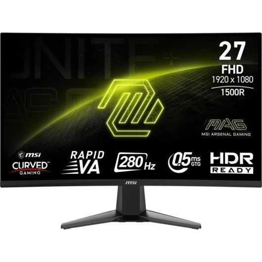 PcCom Ready Intel Core i5-12400F / 32GB / 1TB SSD / RTX 4060 Ti + MSI MAG 276CXF 27" LED Rapid VA FullHD 280Hz Curvo