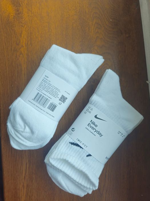 Skarpetki Nike Everyday Cushioned Crew 2x3-Pack Białe M 38-42 Nowe