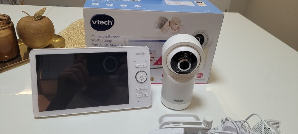 Niania Elektroniczna VTech RM7768HD 7" Touch Screen Wi-Fi 1080p – Komplet