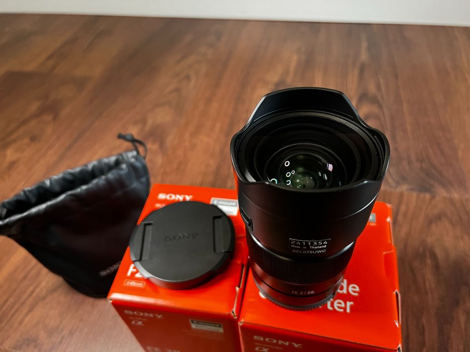 Obiektyw Sony FE 28mm f/2.0 + konwerter 21mm - świetne szkło na gimbal