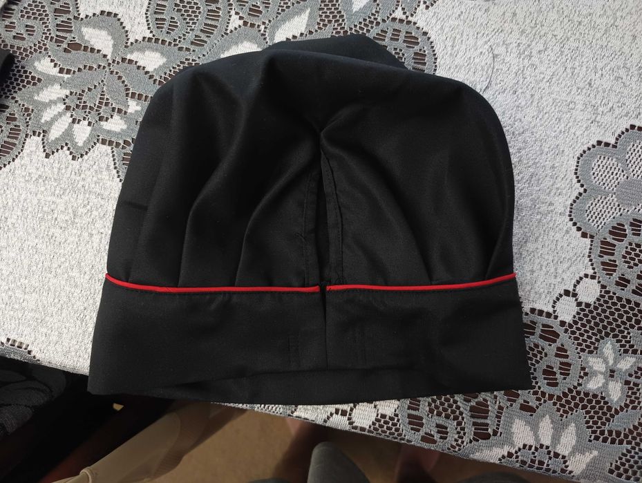 Czapka kucharska czarna