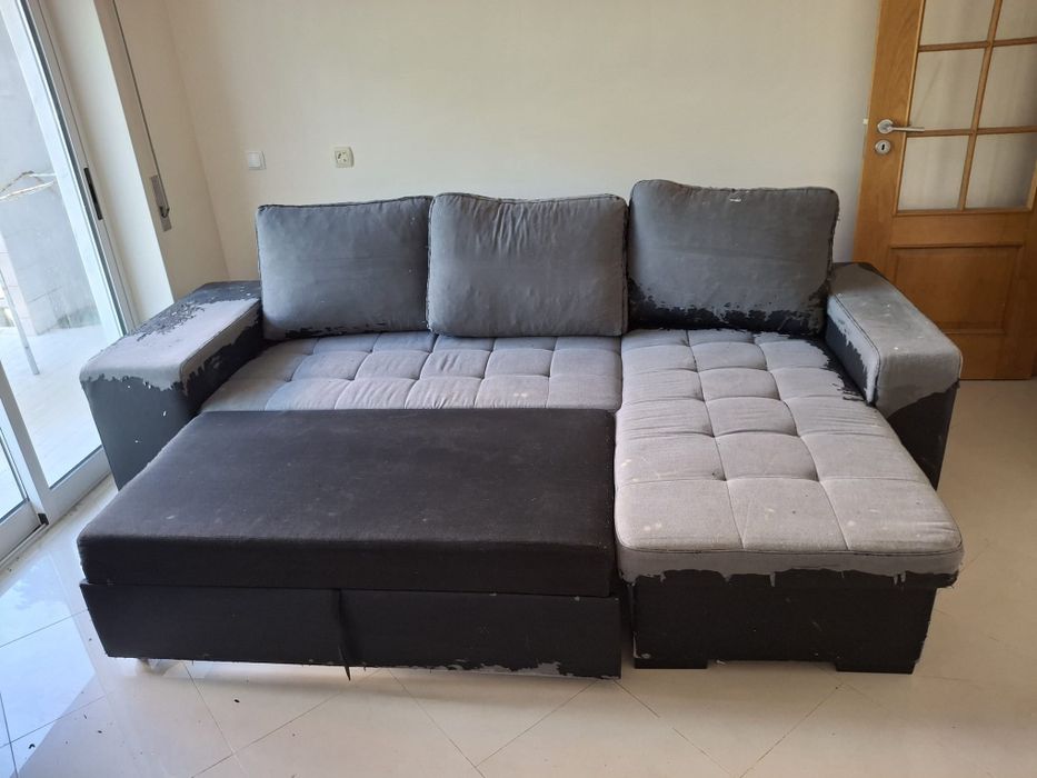Sofá Chaise Longue com arrumação