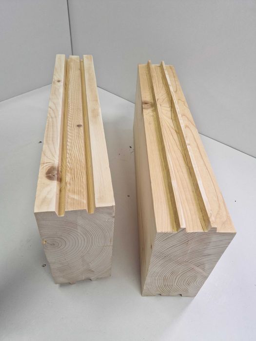 Bal lity świerkowy 12 × 26 cm – suszony | Podwójny pióro-wpust | Długości do 12 m