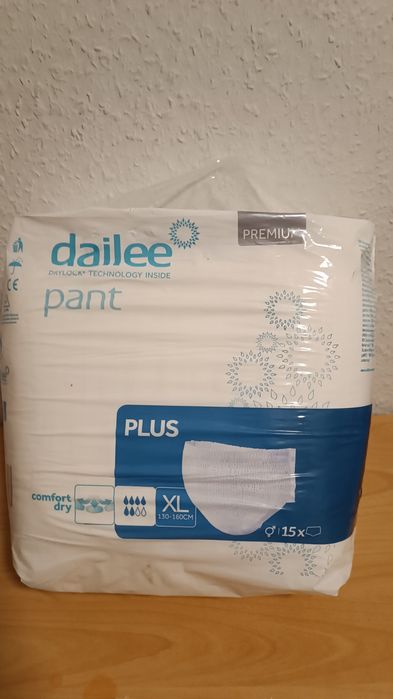 Памперсы подгузники  для взрослых Dailee Pant Premium Plus XL (15 шт.)