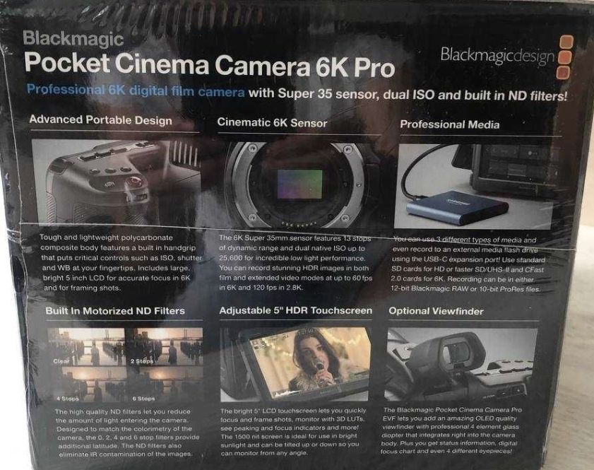 Black magic 6k Pro