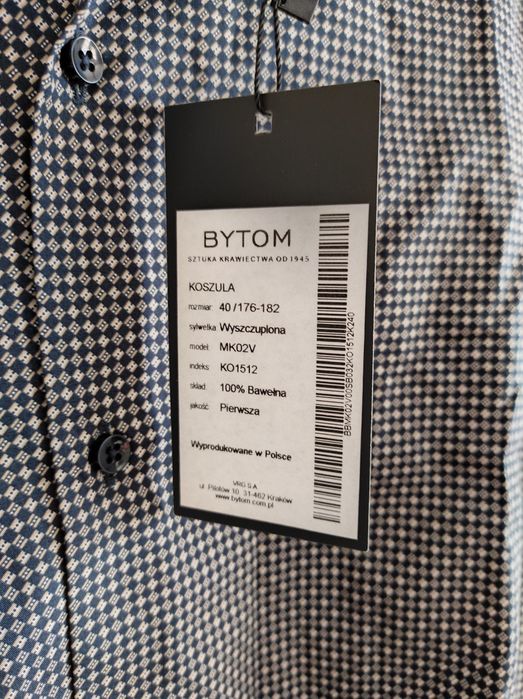 Koszula Bytom r.40 nowa z metką