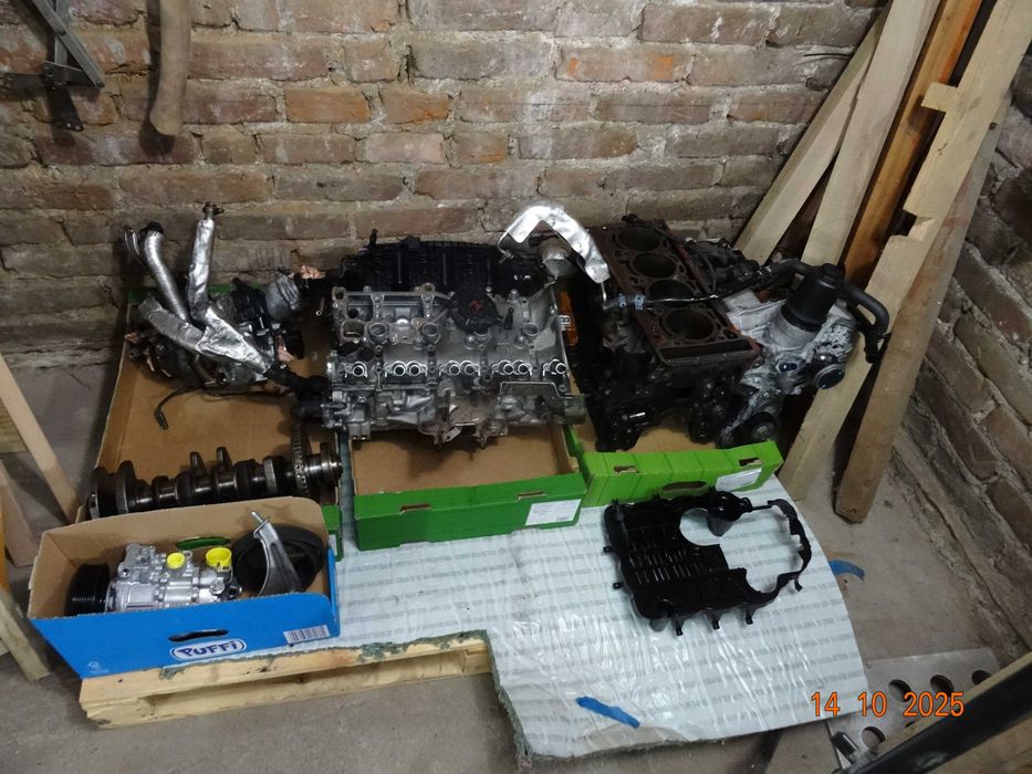 Silnik 2.0 TFSI 180 KW 245KM DSN Audi Q3 22r. uszkodzony kompletny.