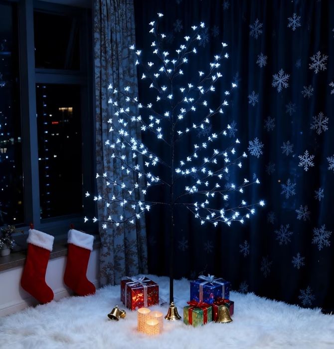 Duże drzewko led na zewnątrz 180 cm