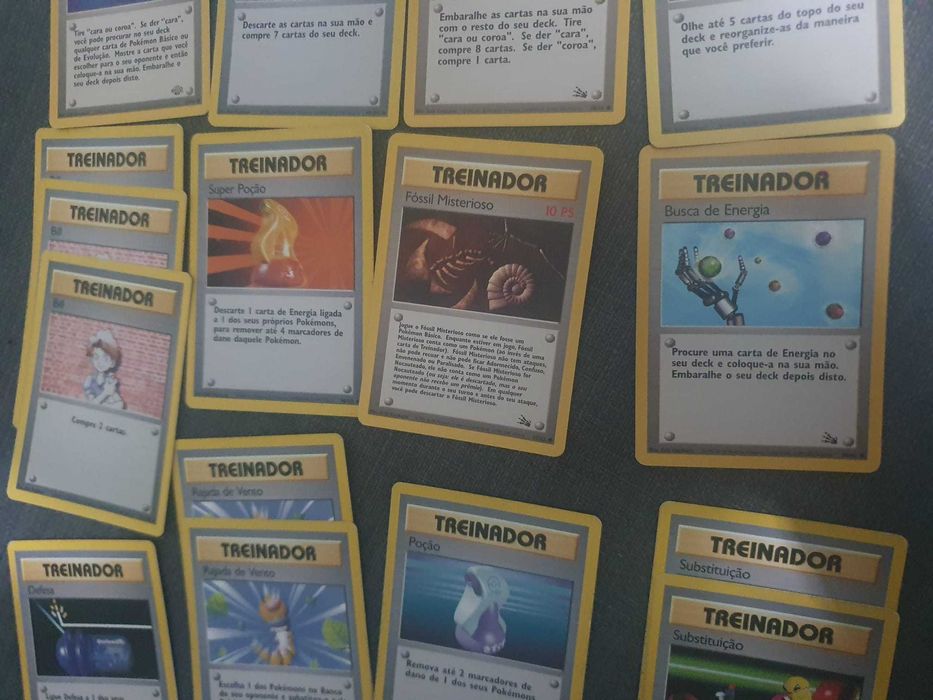 Cartas Pokémon antigas