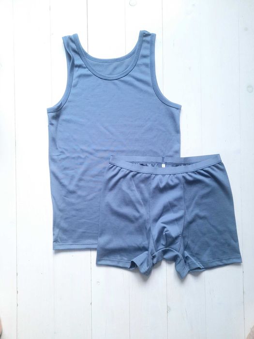 Чоловіча термобілизна WoolenKo - майки і труси. Вовна мериноса 50%.