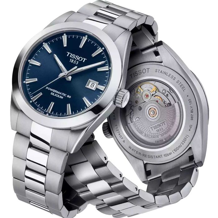 TISSOT T127.407.11.041.00 POWERMATIC 80 Оригинал 40 мм