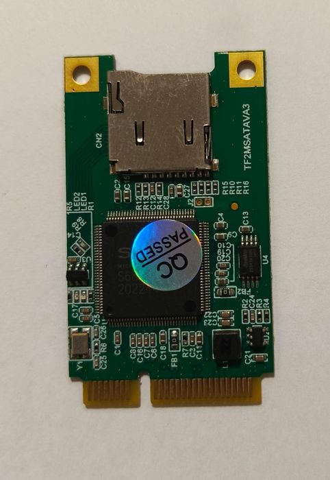 Adapter MicroSD TF do mSATA SSD