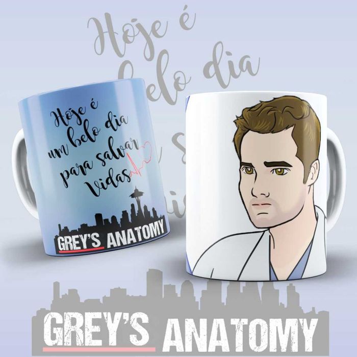 Caneca Grey's Anatomy - Série TV