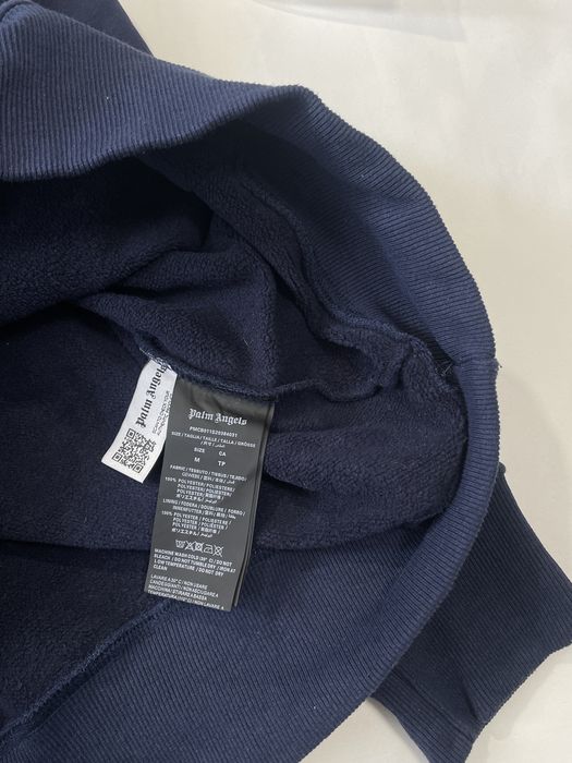 Худі Palm Angels з ведмедиком темно-синє S/M/L із шнурками  канати