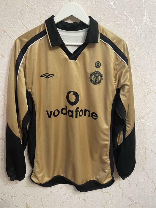 Оригінальна ретро-футболка Manchester United Umbro Centenary 2002 (двостороння)