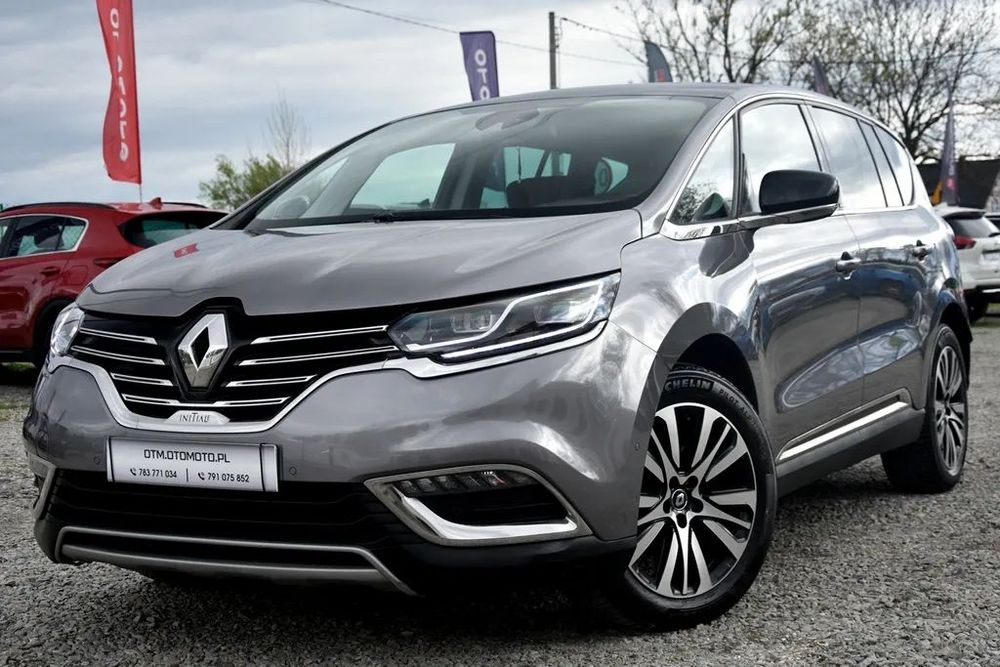Renault Espace FULLED skóra Blis alusy LINNE ASSIST Idealny GRZANE fotele wentylacje