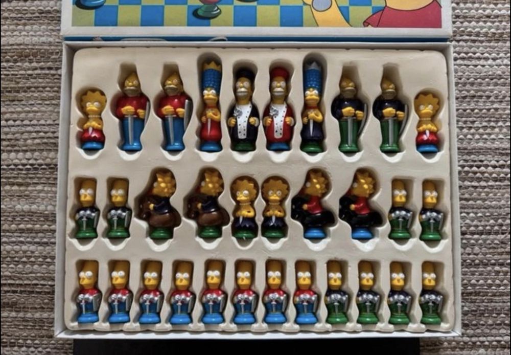 The Simpsons 3 D Xadrez