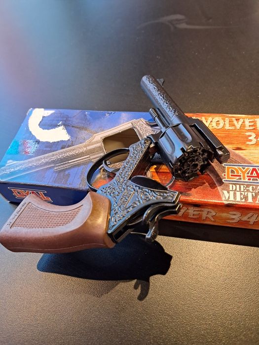 Revolver brincar cowboys de fulminantes