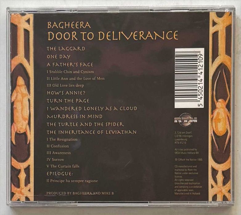 CD_Bagheera, Door To Deliverance. Muito estimado, com novo.