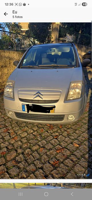 Cintroem C2 ano 2008 gasolina 105.000 km