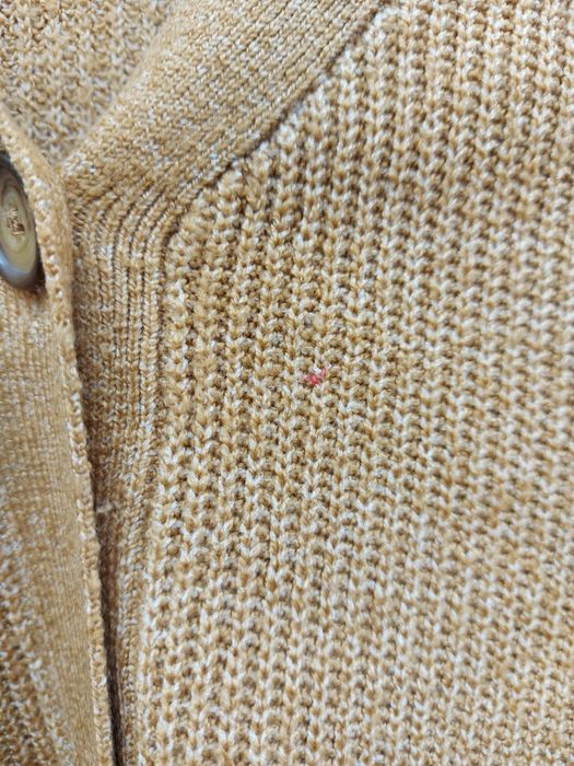 Sweter rozpinany karmelowy Zara rozmiar 140