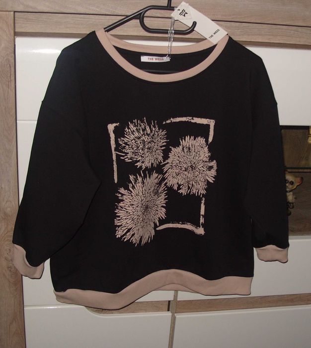 Bluzka rękaw 3/4_ Dmuchawce r. M/L_THE WESS_