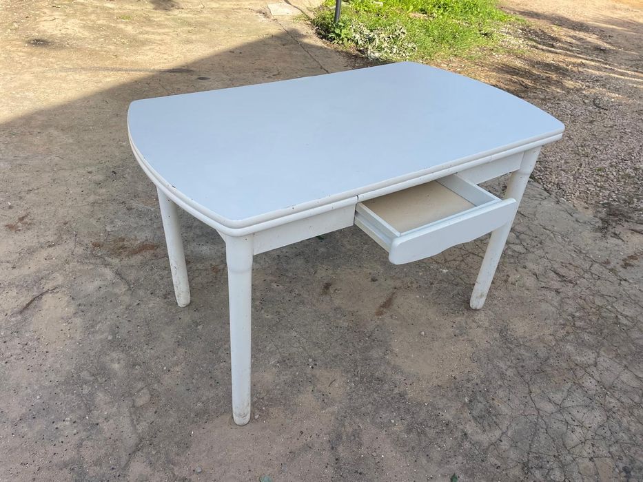 Mesa extensível branca