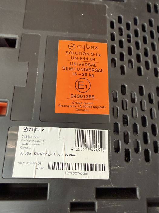 Fotelik do samochodu Cybex Solution s-fix 15-36 kg
