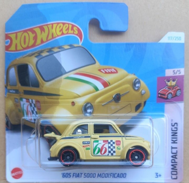 Hot wheels 60s Fiat 500D modificado