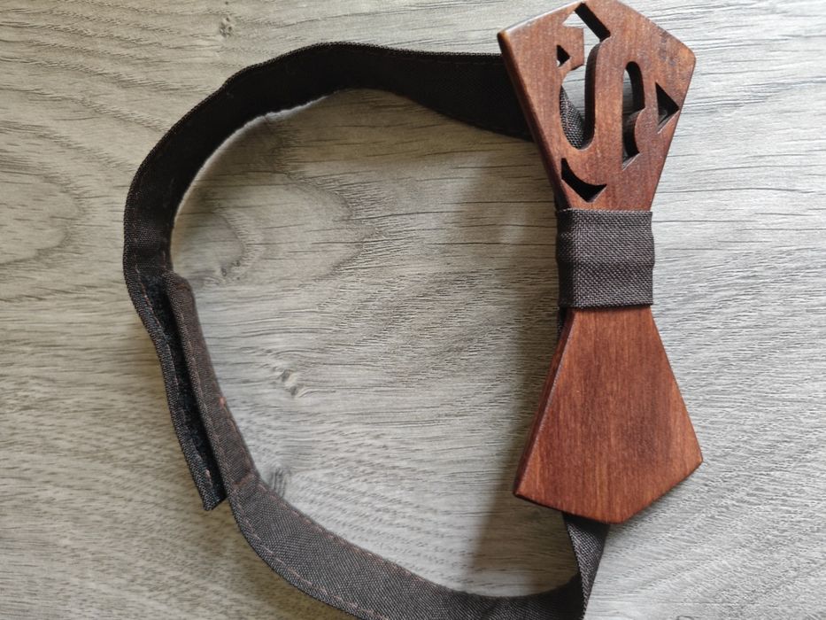 Метелик "Superman" супермен для дорослого дерев'яний