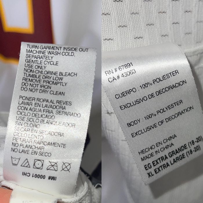 Оригінальна ігрова джерсі nfl Nike washington redskins №10 griffin lll