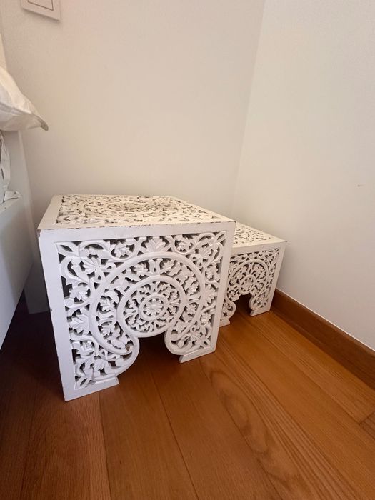 Set de 2x Mesa de apoio/ mesa de cabeceira