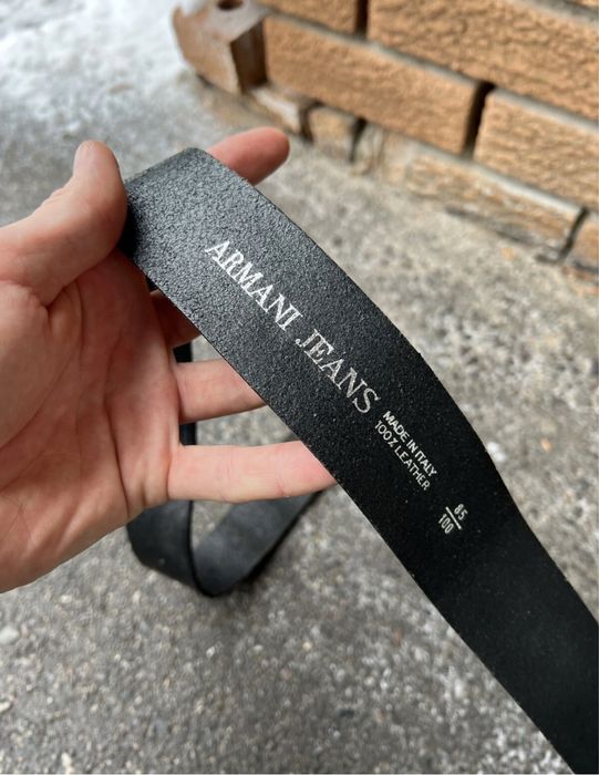 Вінтажний ремінь Armani Italy Шкіряний