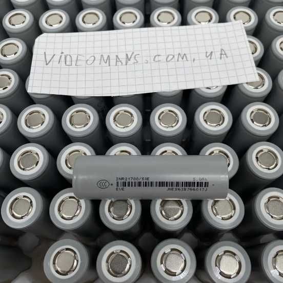 Аккумулятор 21700 EVE INR50E 5000mAh Li-ion/40P 4000mAh 40A-03.2025 г.