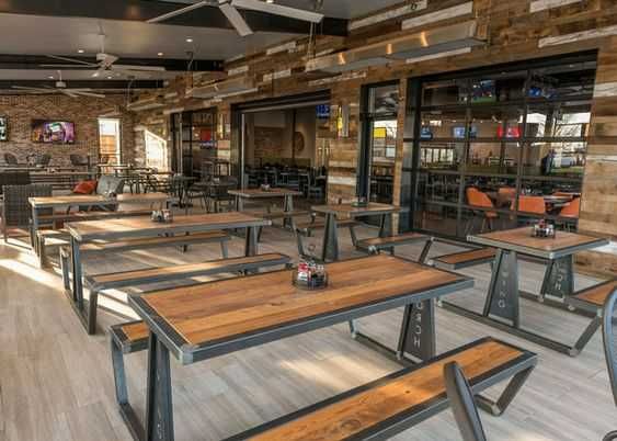 Оздоблення кафе та барів меблями та фурнітурой в стилі лофт.