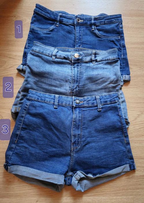 Джинсові шорти жіночі б/у.